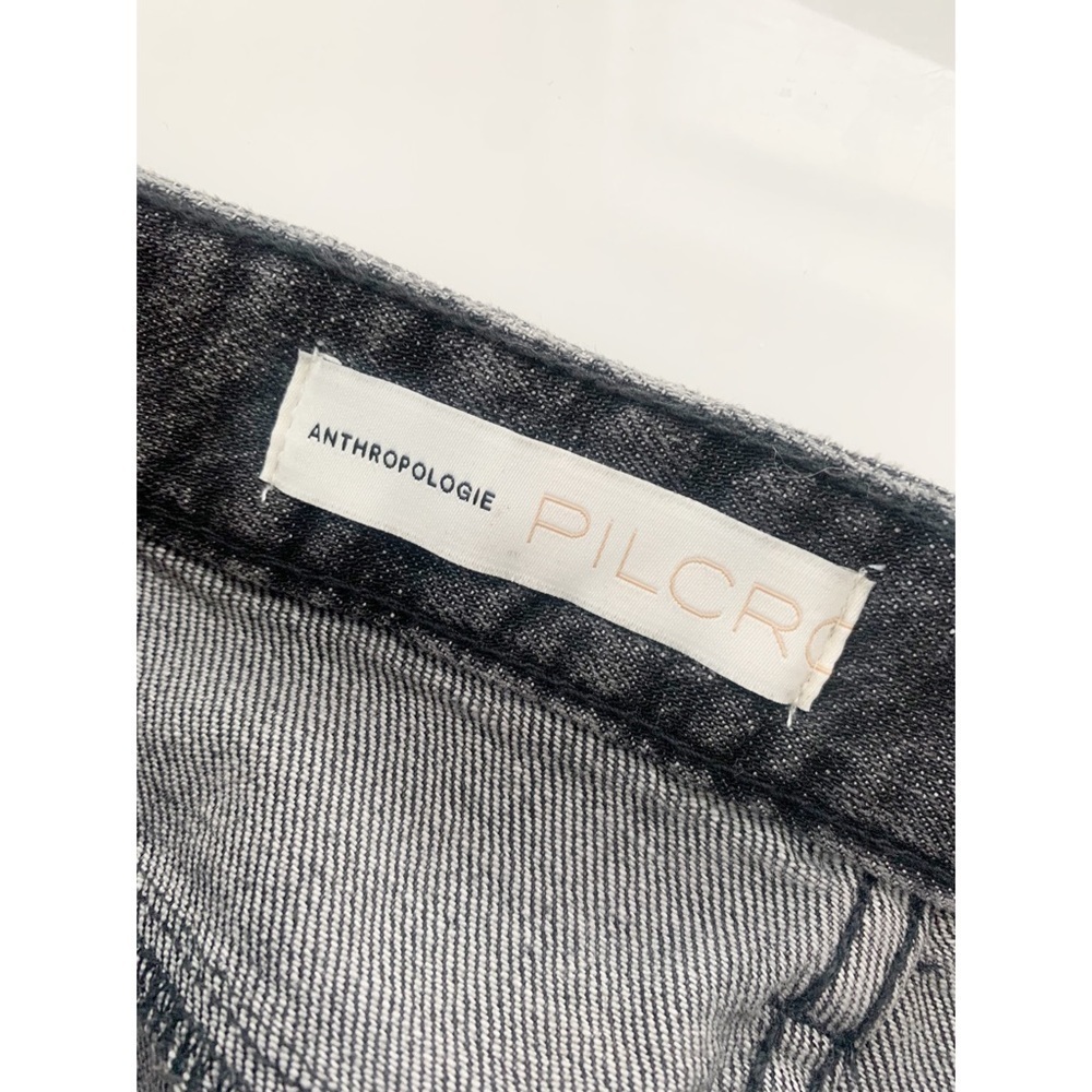 NWT Anthropologie Pilcro Ultra High-Rise Beaded Straight Jeans - Picture 8 of 11